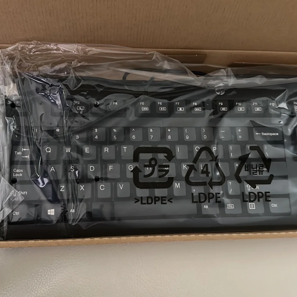 HP Lite-On Wired Black Keyboard
